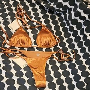 Monday Swimwear Copper Bikini Set